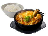 牡蠣スン豆腐定食