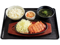 肉厚鉄板トンテキ定食