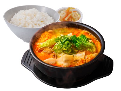 うま辛ごま豆乳スン豆腐定食